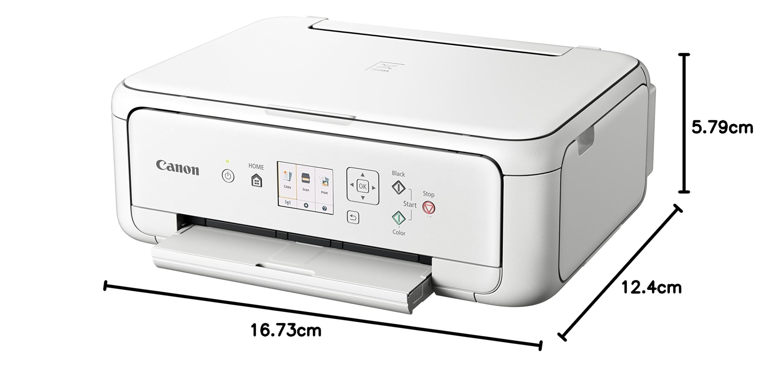 Canon PIXMA TS5151 Ad inchiostro A4 4800 x 1200 DPI Wi-Fi (Canon PIXMA TS5151 - A4 Colour InkJet Multifunction Printer Copy Scan WiFi USB - White)