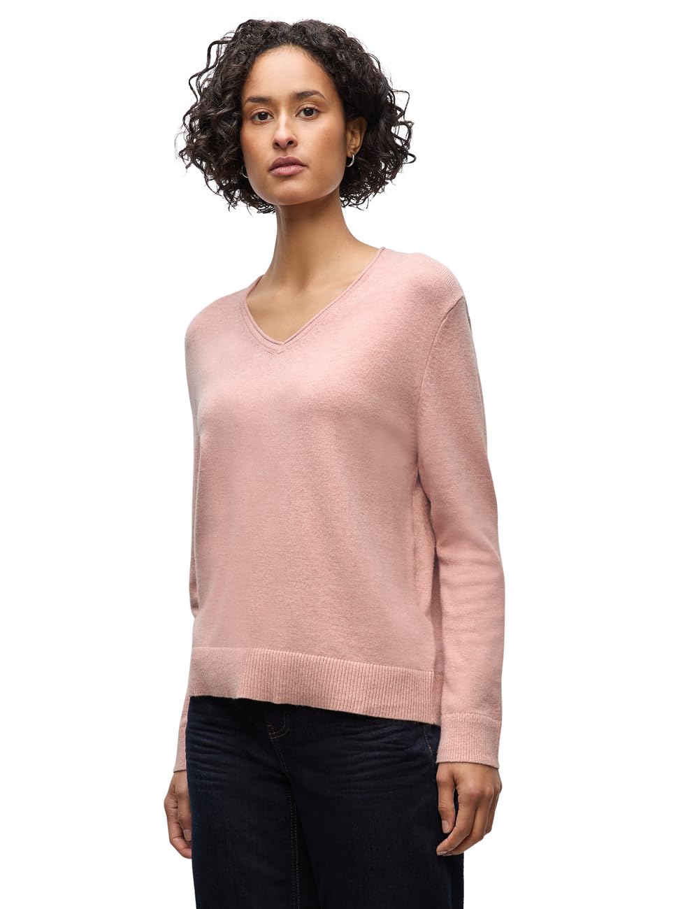 Street One Damen Kuscheliger V-Neck Pullover