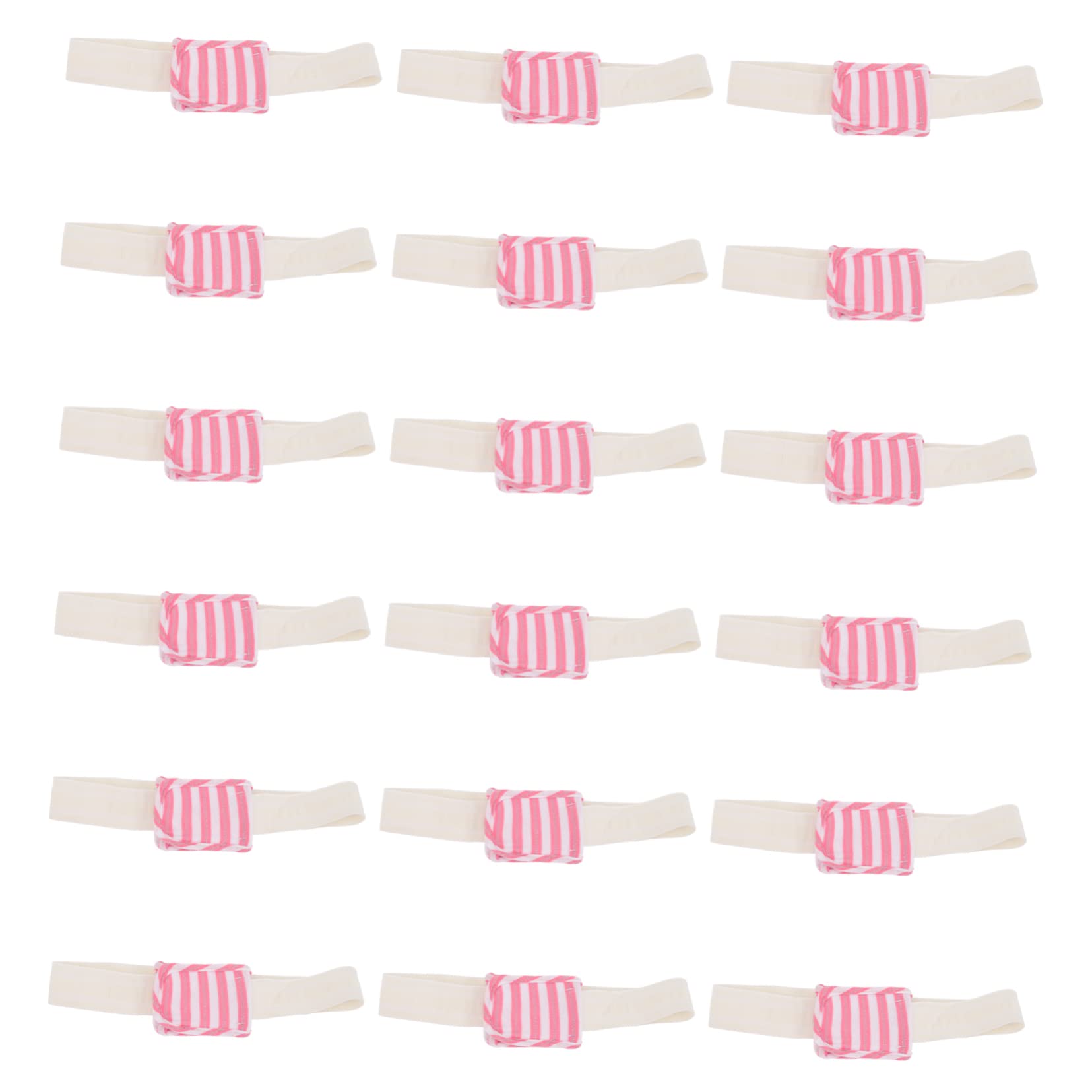 SUPVOX 18pcs Diaper Fixing Belts Lightweight Nappy Fasteners for Comfortable Wear and Safe Diaper Belts for Newborns Exquisite Material and Design