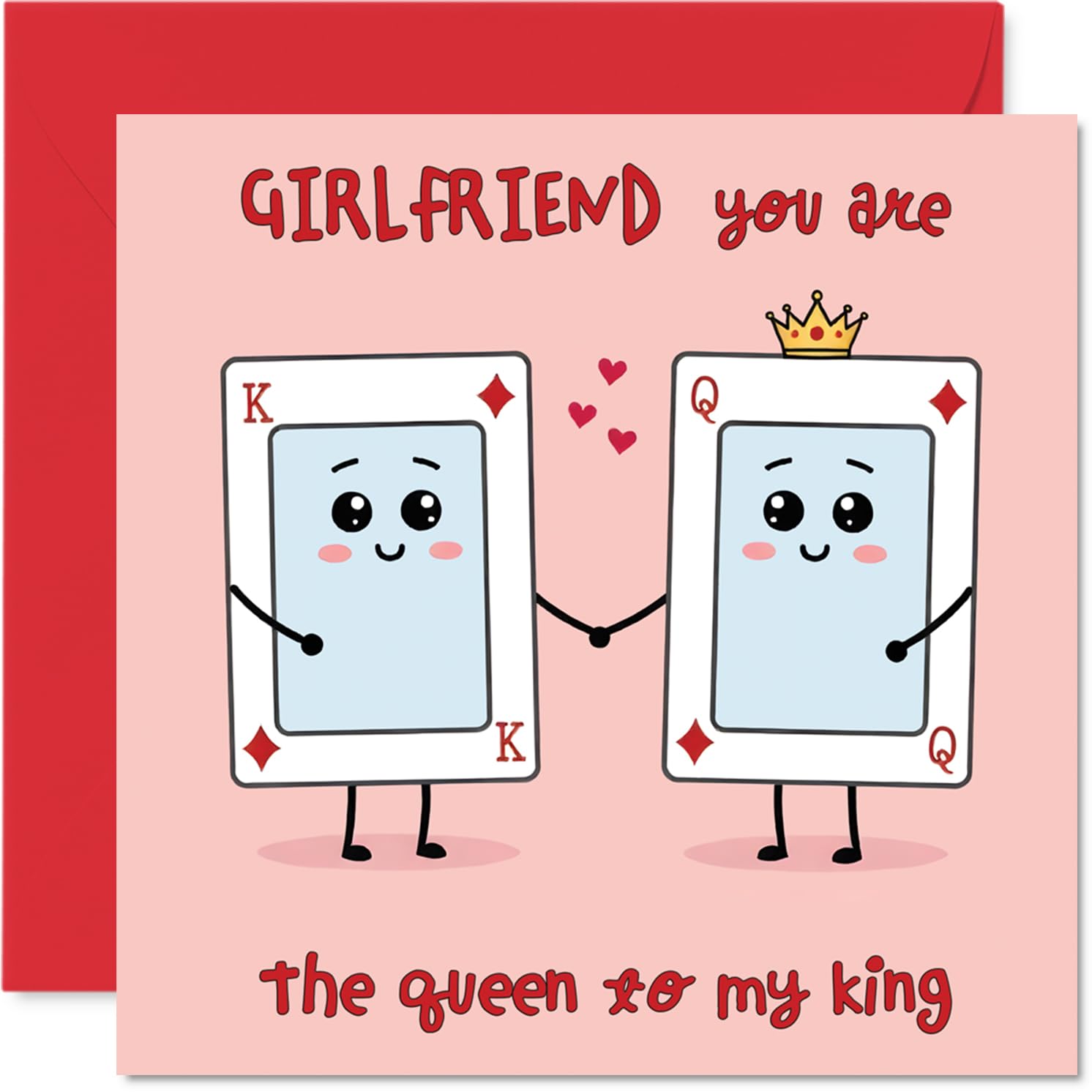 Cute Anniversary Card - Card Love - Romantic Happy Anniversary Card for Girlfriend, 145mm Sweet I Love You Anniversaries Greeting Cards