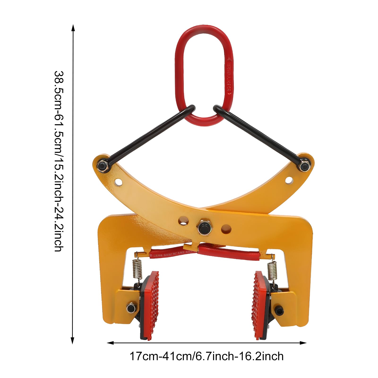Szczypce do krawężnika 325 kg, szczypce odsunięte 6-24 cm, pionowe zaciski do podnoszenia kamienia, regulowane szczypce do podnoszenia krawężnika, dźwigarka do kamienia, chwytak do kamienia, do