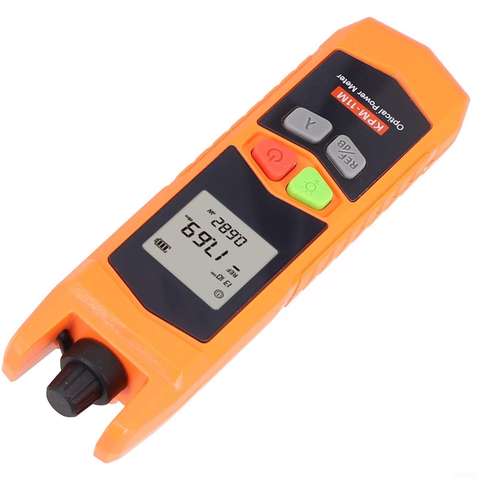 Honseadek Mini misuratore di potenza a fibra ottica -11m con torcia elettrica a led da -70 a 6 dbm gamma di misurazione 7 lunghezze d'onda 850-1625nm Ingaas Probe 2
