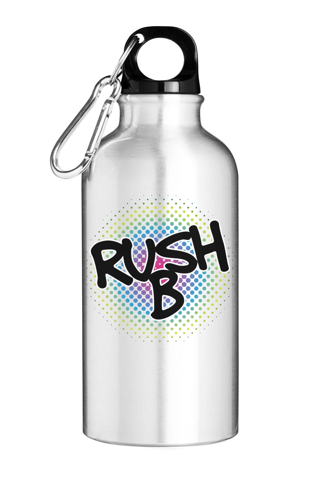Rush B FPS Gaming Strategy Joke Tourist Water Bottle Silver 500ml