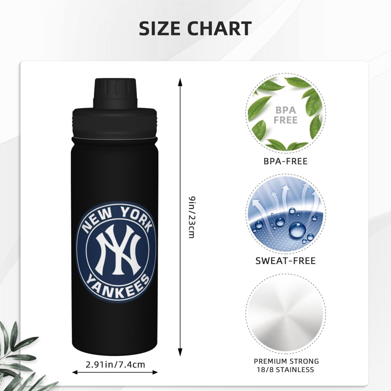 Amazon | ニューヨーク・ヤンキース 水筒 魔法瓶 マグボトル スポーツ 