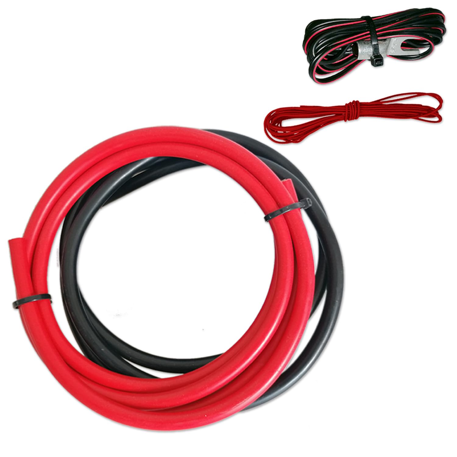 Zweitbatterieset VCC 1212-50 Ladebooster 12 V 50 A | DC-DC B2B-Lader | 3,5 m 16 mm² Kupfer-Kabelsatz | MidiVAL Sicherungen 60/80 A | EURO6 kompatibel