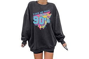 Take Me Back to The 90's Oversized Sweatshirt: Relive the Iconic Era's Street Style
