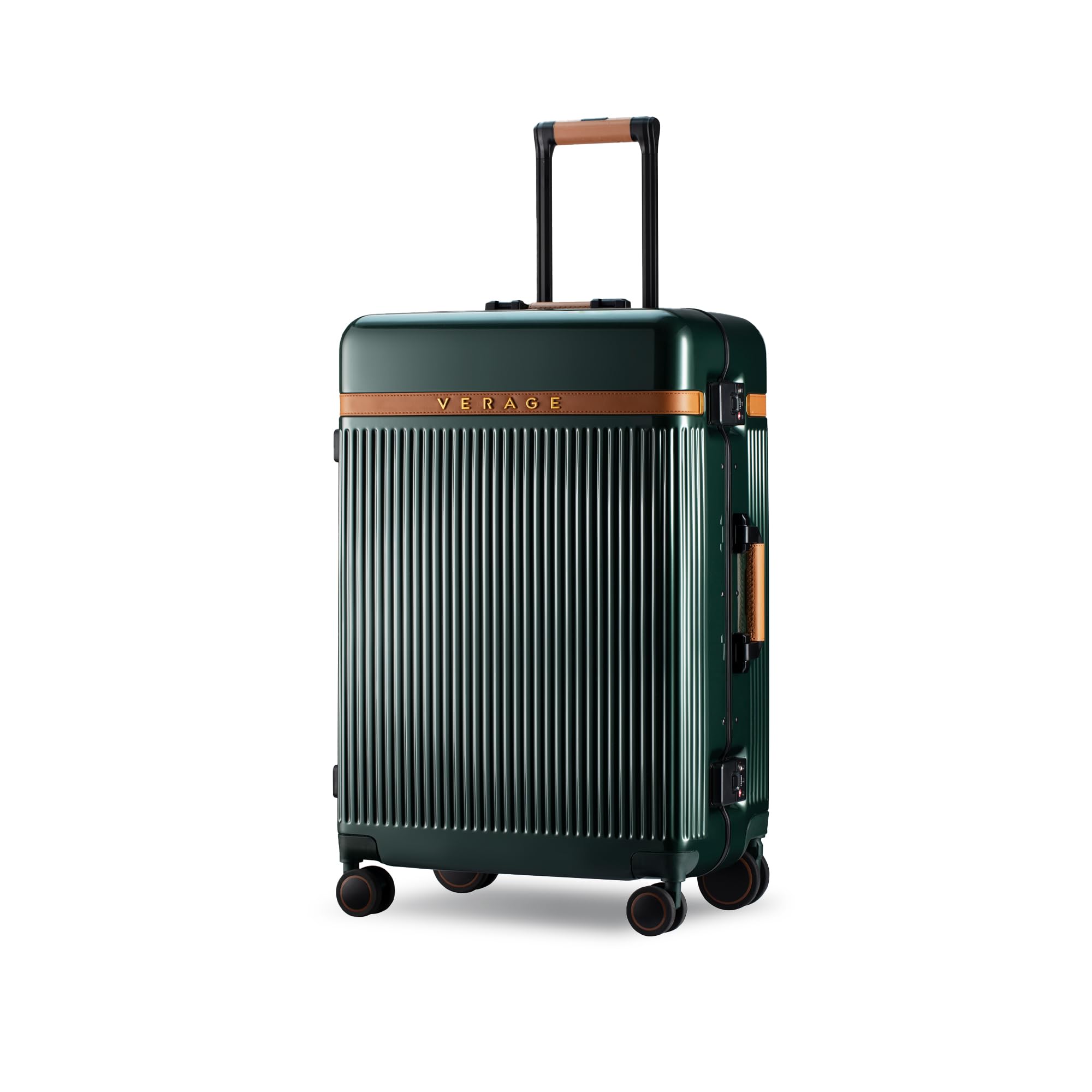verage Luxe Windsor 71 Liters Medium Check-in Zipperless Polycarbonate Luggage with Aluminium Frame, 2 TSA Clasp Locks & 70/30 Spinner Wheels (24, Green)-picture-42