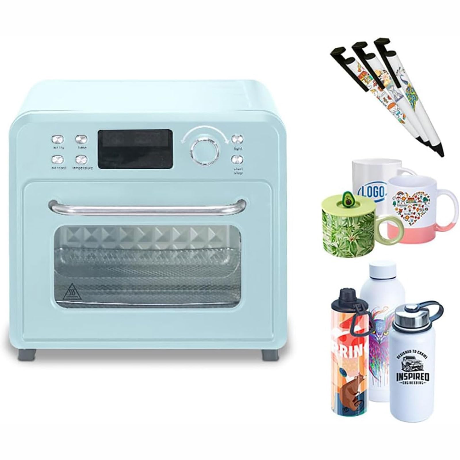 Maszyna do sublimacyjnego pieca konwekcyjnego,Prasa termotransferowa o mocy 1400W,Piekarnik konwekcyjny o pojemności 16 litrów do kubków sublimacyjnych Półprodukty do kubków,do kubków Kubki Butelki