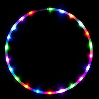POHOVE LED Hula Hoops, Color Changing Hula Hoops, Multiple Light Up Hula Hoops for Adults and Kids, Multicolor Dancing Hoop Loose Weight Bodybuilding Fitness Hula Hoops