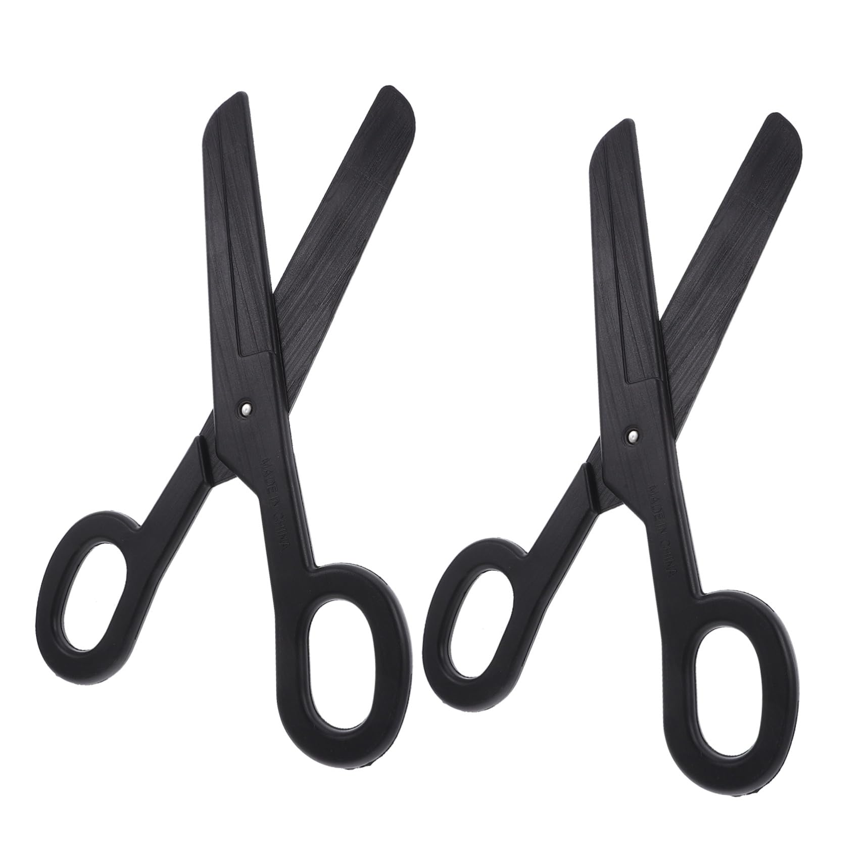 BESPORTBLE 2PCS Giant Clown Scissors Props Lightweight Plastic Fake Scissors for Theater Performances Halloween Costume Accessories Carnival Party Decor
