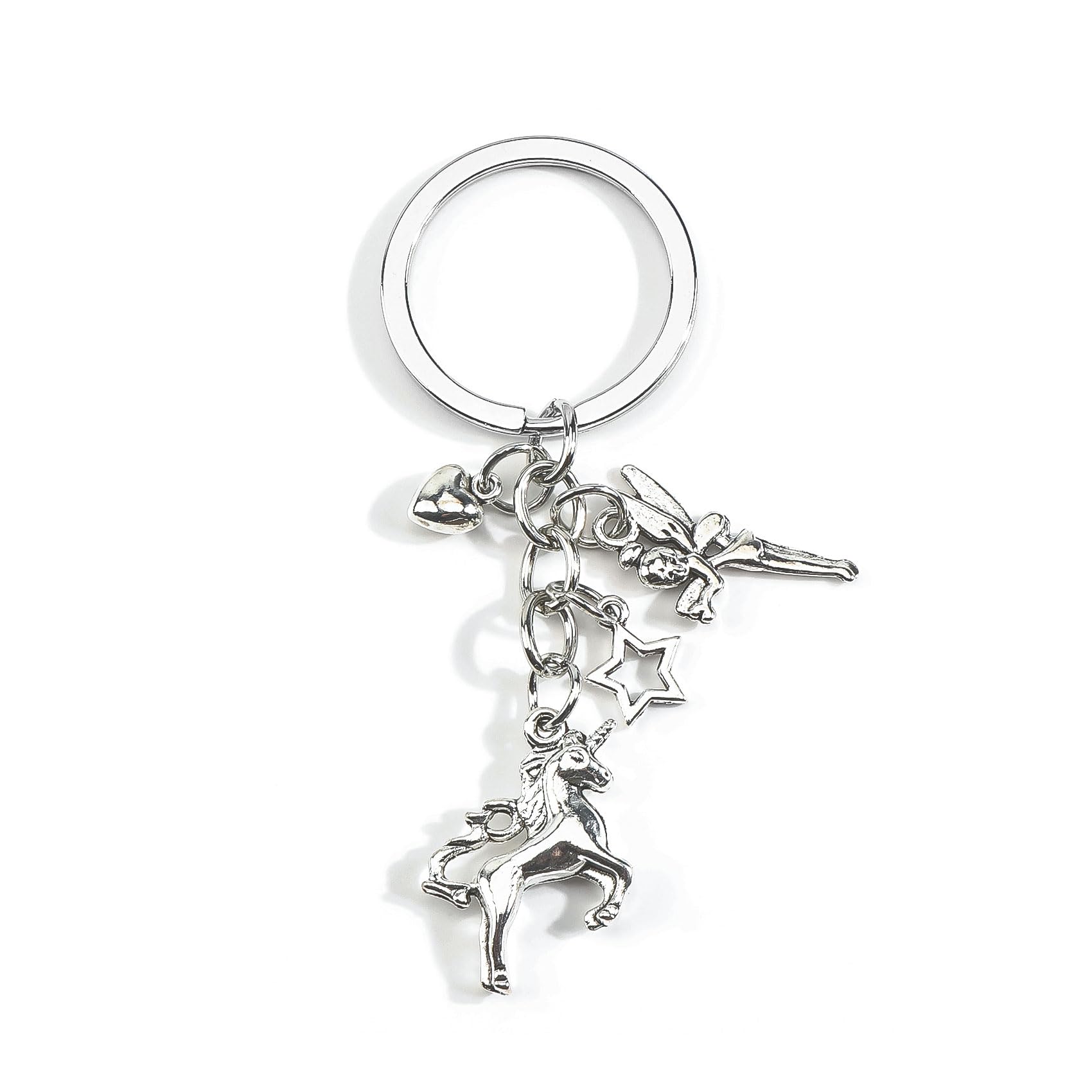 Gallkeat Einhorn Schlüsselanhänger, Einhorn Anhänger, Mädchen Rucksack Zubehör, Glücksbringer Schule