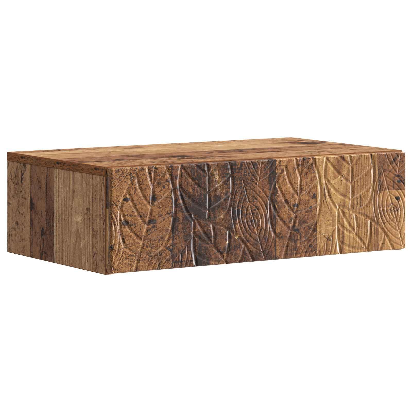 Table d'appoint murale vintage dans le salon pour sublimer vos murs