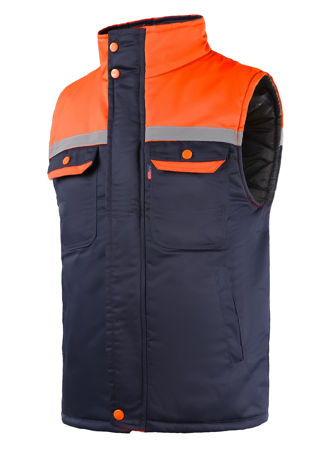Gilet Utility Gilet Da Lavoro Uomo Multitasche Senza Maniche,  Cotone-Poliestere, Giubbotto Utility Per Professionisti Gilet Smanicato  Bicolore