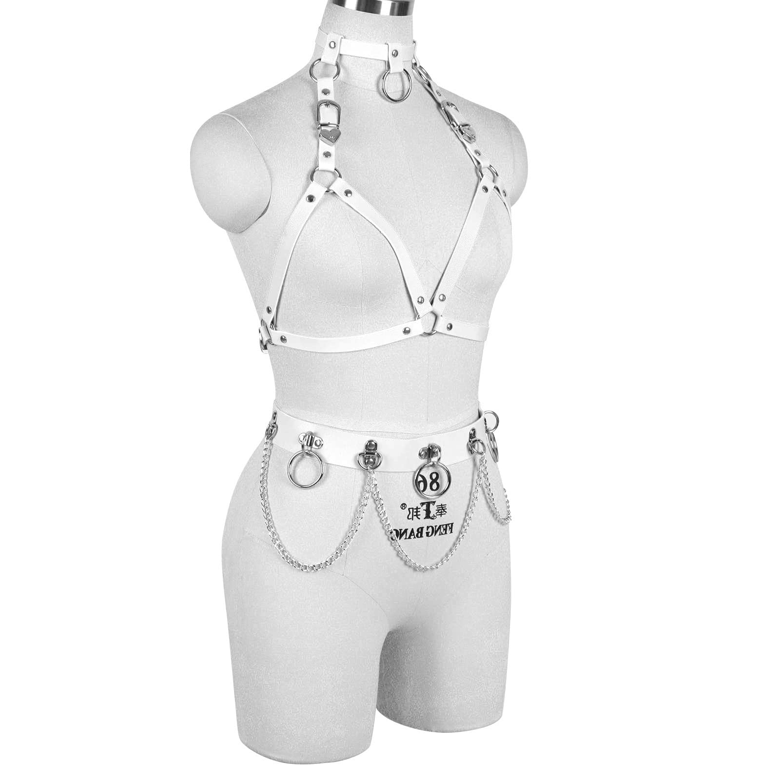 Set di Catene per Il Corpo in Pelle Catene per la Vita da Spiaggia Accessori per Il Corpo alla Moda Gioielli per Donne e Ragazze