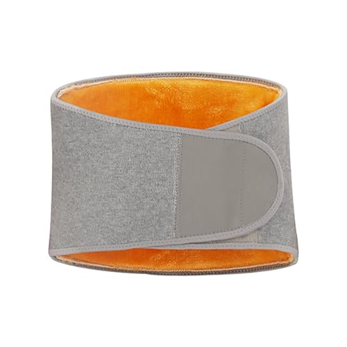 Miniatura 9 de VORCOOL Cinturón de apoyo lumbar grueso de felpa térmica para hombre y mujer, cinturón de apoyo lumbar, protector abdominal cálido y acogedor para