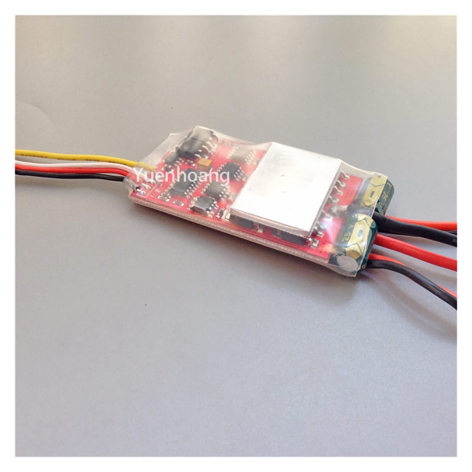 【Części zabawki zdalnego sterowania】 1pc 20Ax2 Upgrade dwustronna dwustronna szczotka ESC DC 6v-12.8v różnicowe sterowanie mieszane BEC dla RC Boat Car 540/550/380/390 silnik -Materiały przyjazne dla