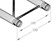 ALUTRUSS DECOLOCK DQ2-S750 2-Wege Cross Beam bk