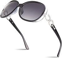 Sunier Women's Polarized Oversized Sunglasses S85 - Trendy UV400 Fashion Shades for Ladies