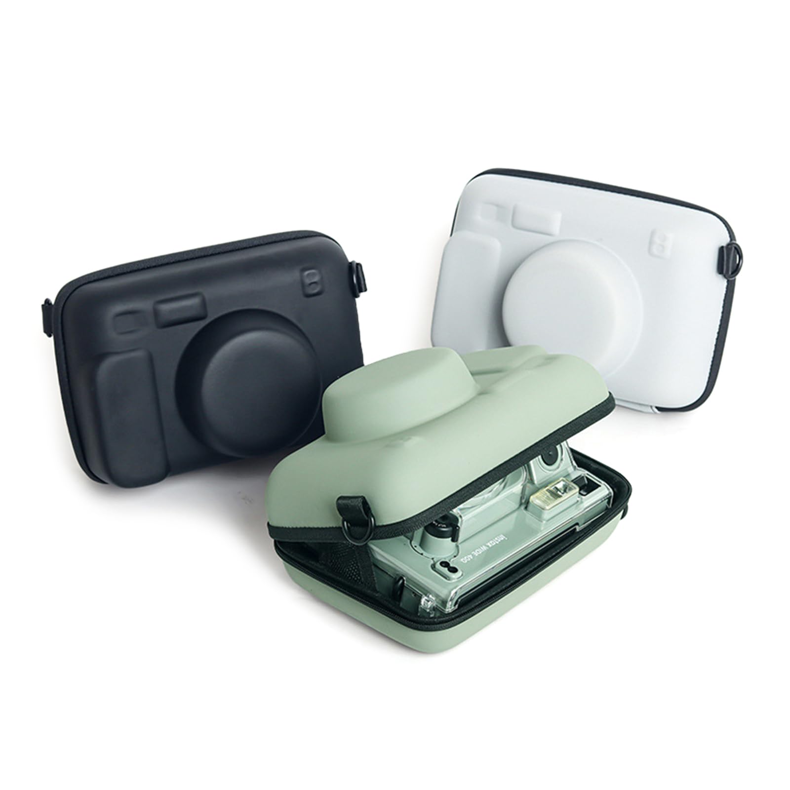 Custodia per fotocamera per ampio/210/300 Custodia da trasporto per garantire resistenza agli urti e portabilità supporto EVA Camera Bag, Grigio verde