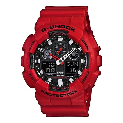 Casio Relógio masculino GA-100 XL Series G-Shock Quartz 200M WR resistente a choques