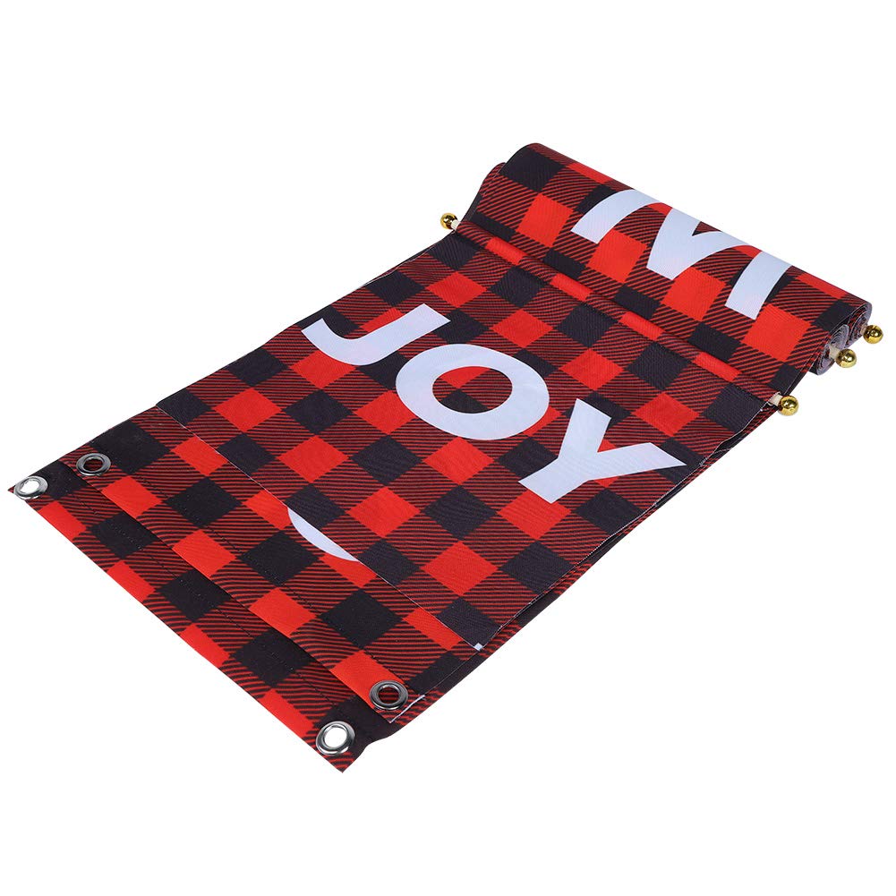 Christmas Couplet Banners Hanging Props Indoor Outdoor Home Decoration 1Pair