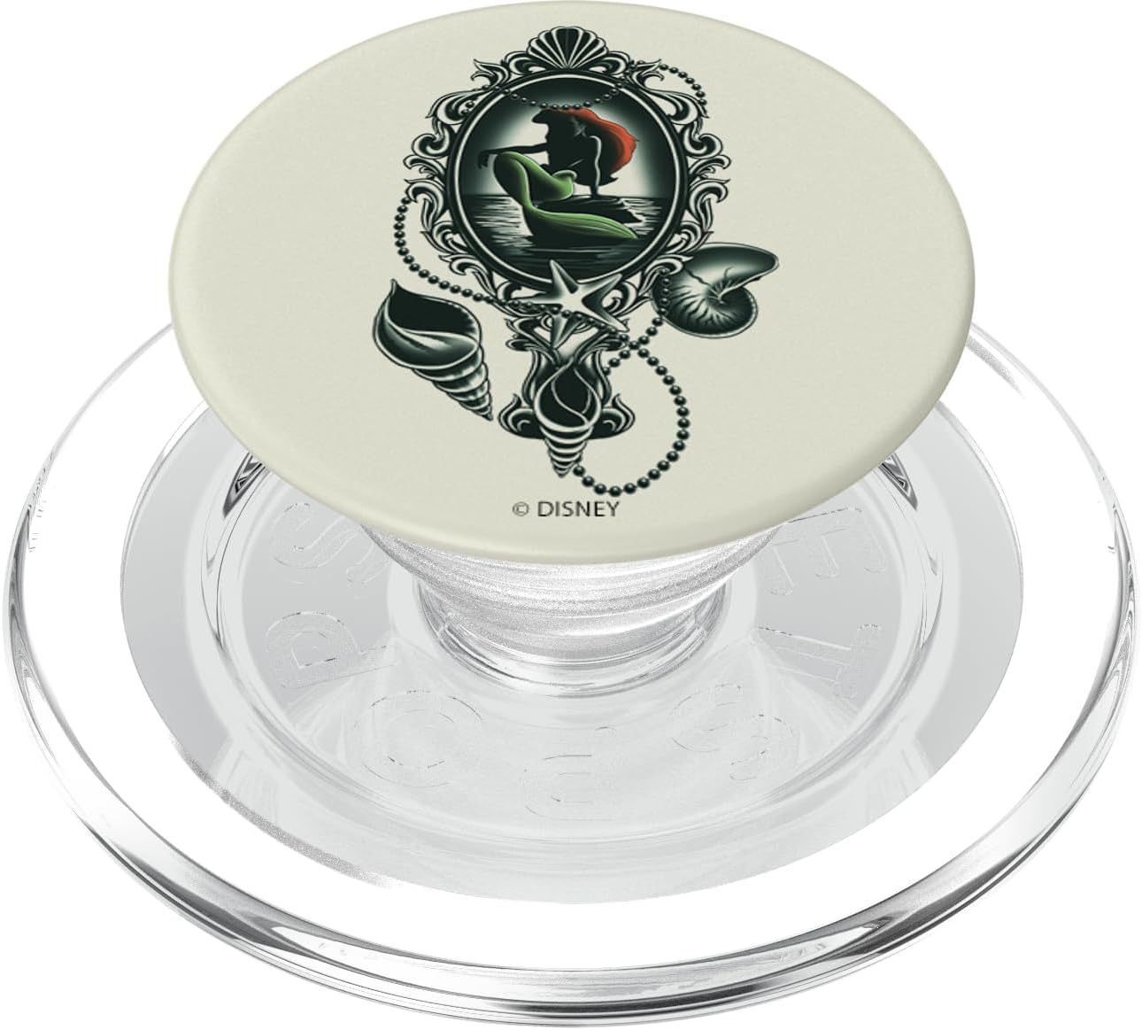 Disney Little Mermaid Ariel Shadow Locket PopSockets MagSafe PopGrip for iPhone