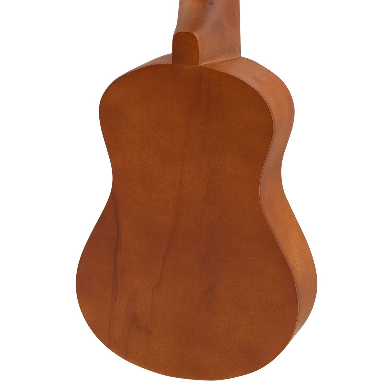 Ukulele Soprano per Principianti, Finitura Naturale, Con Custodia, Corde Di Ricambio per Ukulele e Plettro In Feltro, Marrone (Natural)