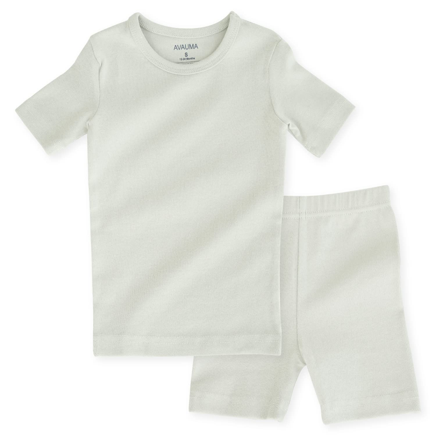 AVAUMA Baby Boys Girls Pajama Set Kids Toddler Snug fit Basic Cotton Sleepwear pjs for Daily