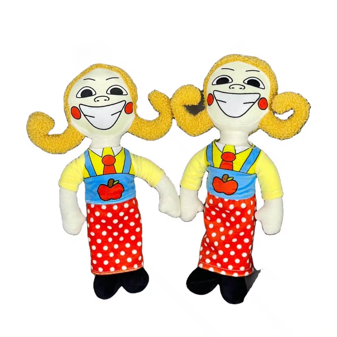 CUTE YELLOW RED BIG SMILE DOLL PLUSH TOY