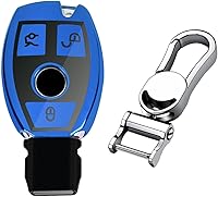 Vista 9 de Funda protectora de TPU suave para llavero de coche para Mercedes-Benz Clase A B C E S G M V Clase CLA CLS GLA GLC GLE GLK GL GLS SL SLK SLC Viano