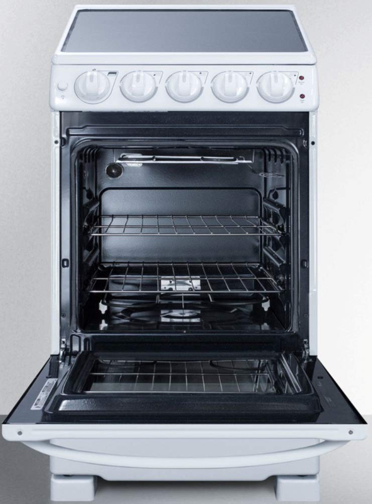 Summit Appliance REX2051WRT 20" Wide SlideIn Look SmoothTop Electric
