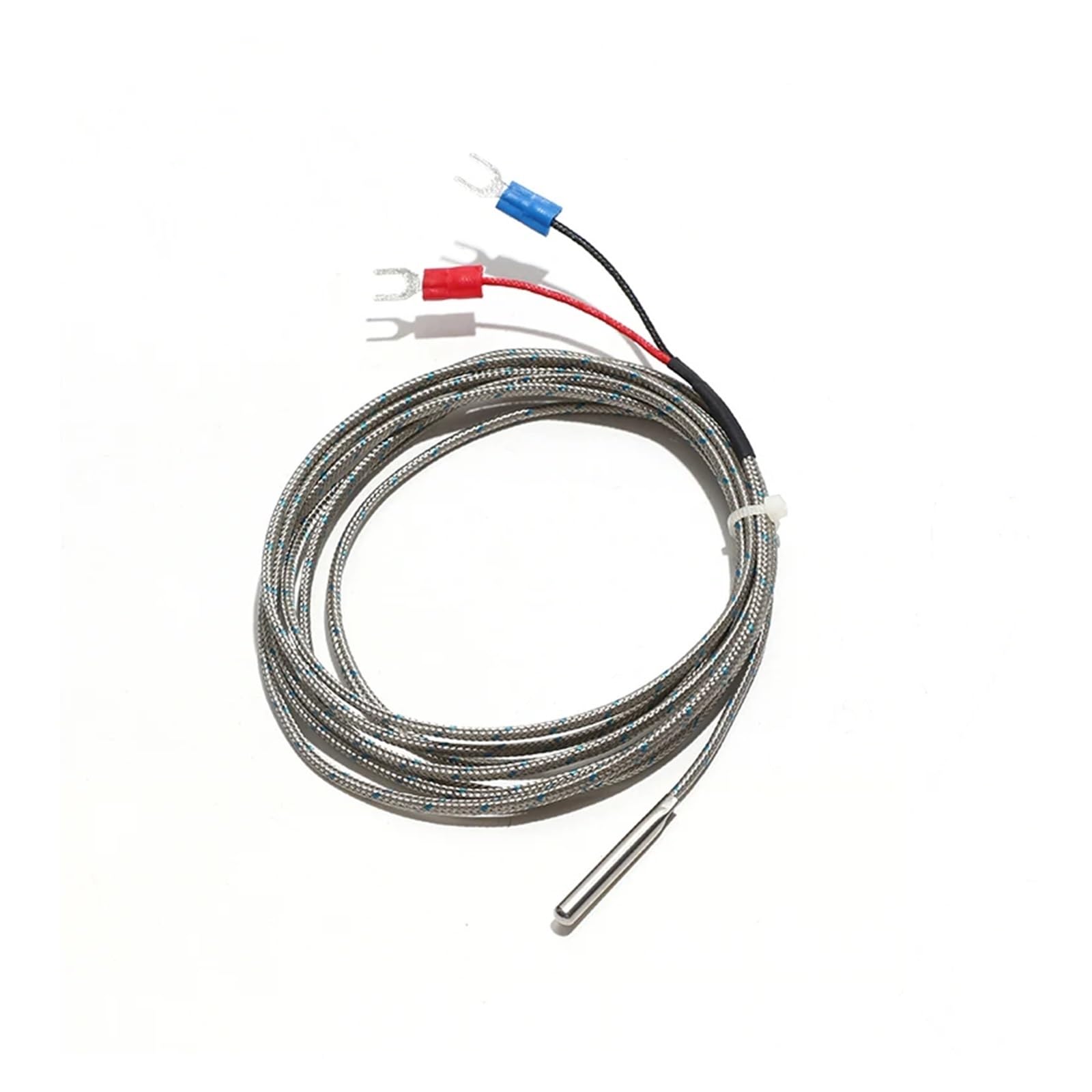 Sonda de termopar WRNT-035 K/E/J - 4x30 mm, cable blindado aleación 0,5-4 M, alta precisión (1 unidad)