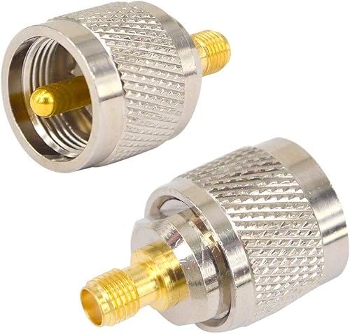 Miniatura 3 de onelinkmore Adaptador de antena de radio Ham UHF macho a SMA hembra Adaptador RF UHF PL-259 PL259 Conector a conector coaxial SMA para radios de