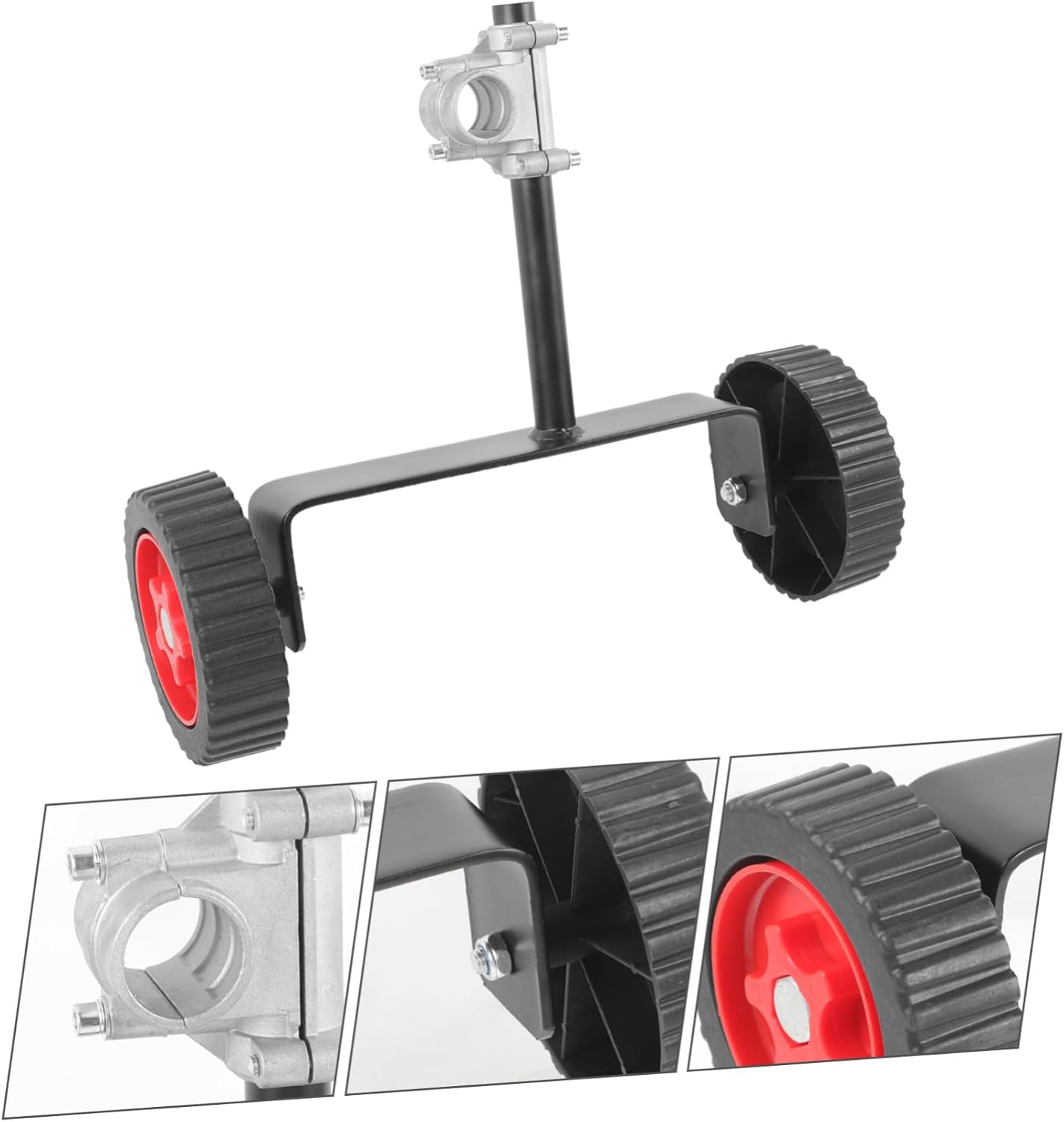 Garden Mower Support Caster Hand Truck Wheel Durable Caster Wheel for Lawn Mower Cart Garden Carts and Generator Replacement for Easy Maneuverability and Support