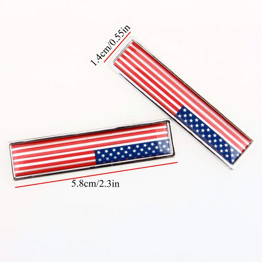 Adesivo Per Auto Bandiera Fulda U24 - 8x5 Cm - Resistente UV E Graffi - 2
