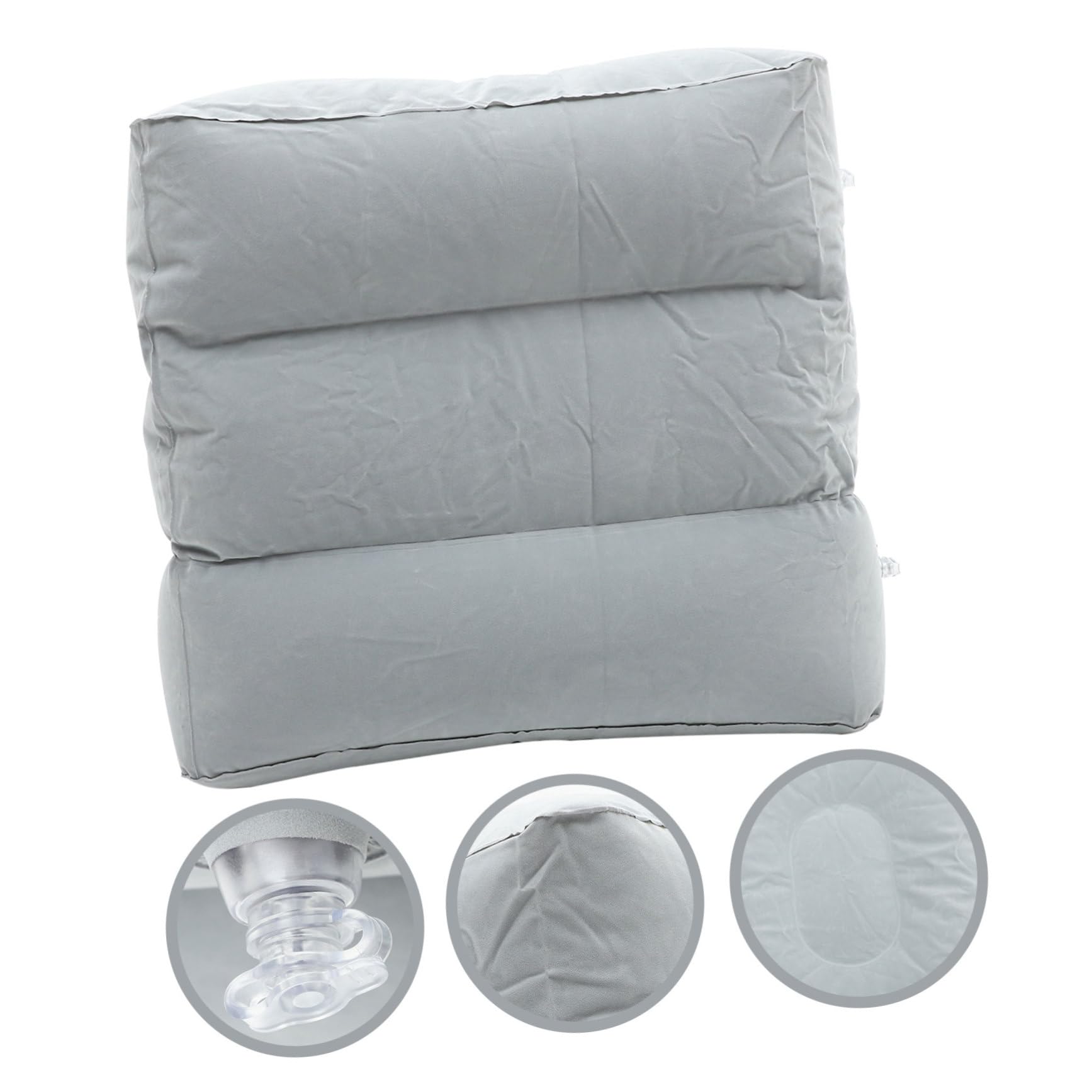 Repose Gonflable Ajustable pour Voyage Coussin de Polyvalent à pour Trains et Voitures Doux avec Gonfleur Aléatoire Couleur Aléatoire Couleur Aléatoire