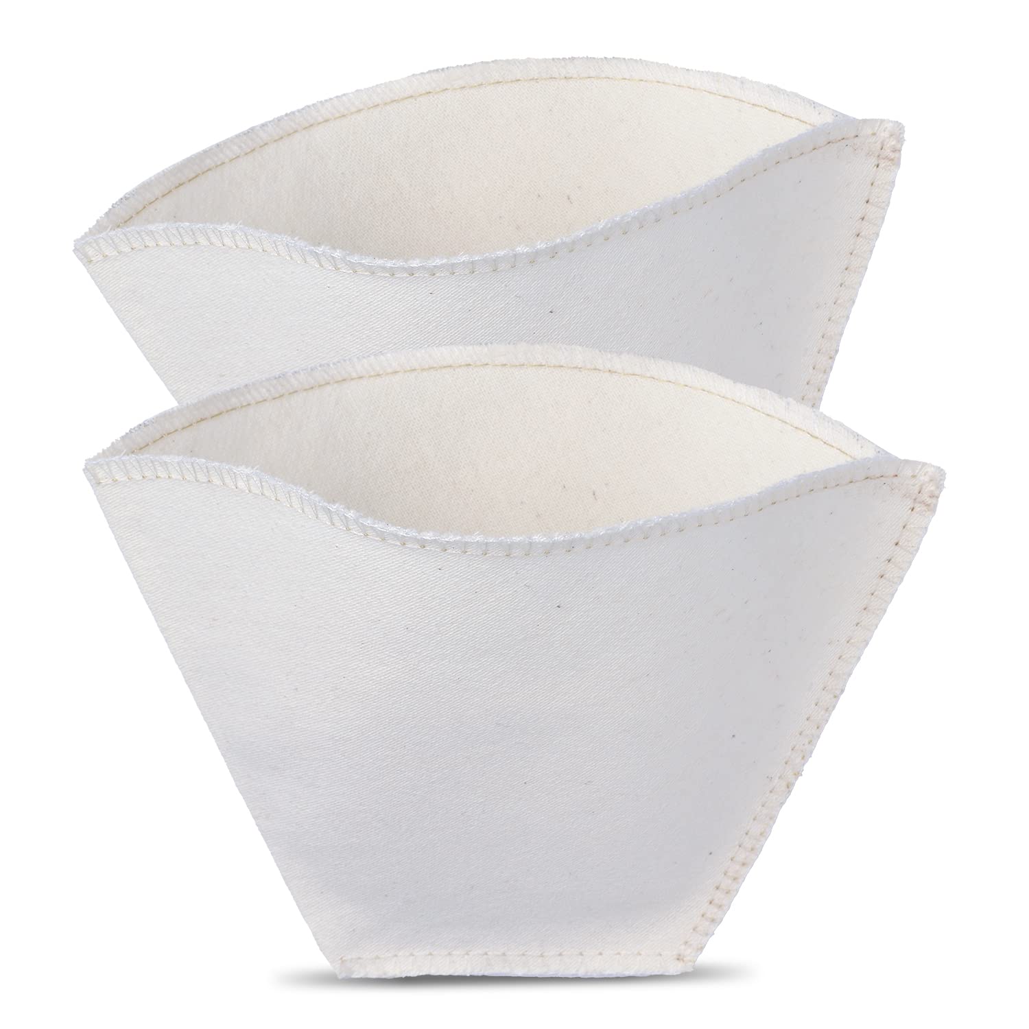 Hand Made Eco friendly Cotton Cloth Reusable Coffee Filter Cone For