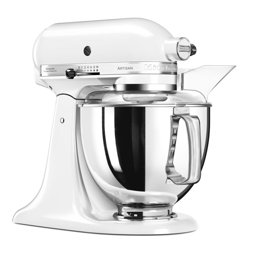Kitchenaid Artisan 4, 8 L Stand Mikser 5KSM175PS White-EWH
