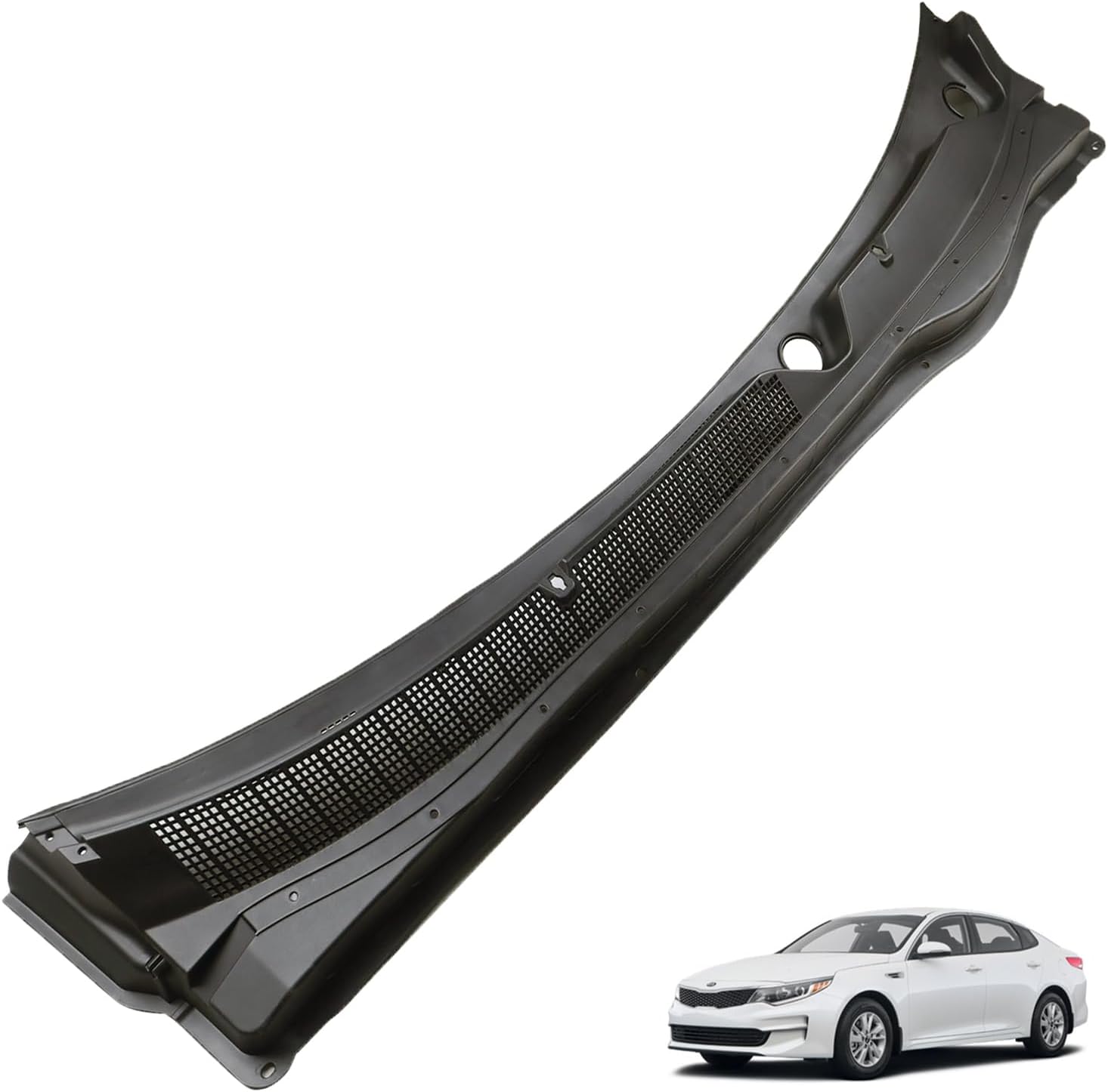 MUCO New Front Windshield Cowl Cover Panel 86150-2T000 Compatible with 2011 2012 2013 2014 2015 2016 Kia Optima Hybrid Wiper Cowl Vent Panel 861502T000