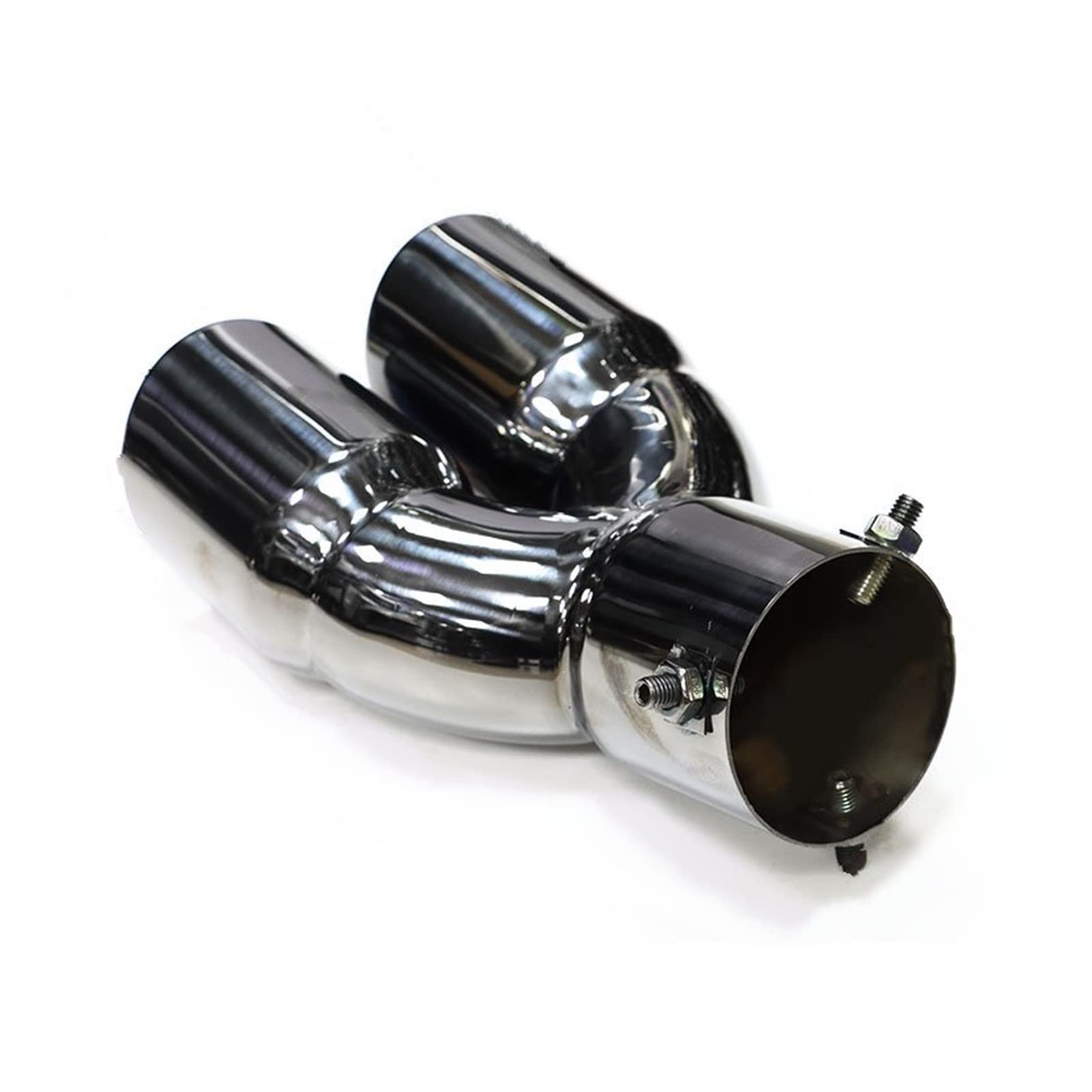 Cola Escape Tubo Para Toyota Para C-HR Para CHR 2016 2017 2018 2019 Tubo De Escape De Acero Inoxidable 1 Uds Terminales Escape (Size : Black 60mm)