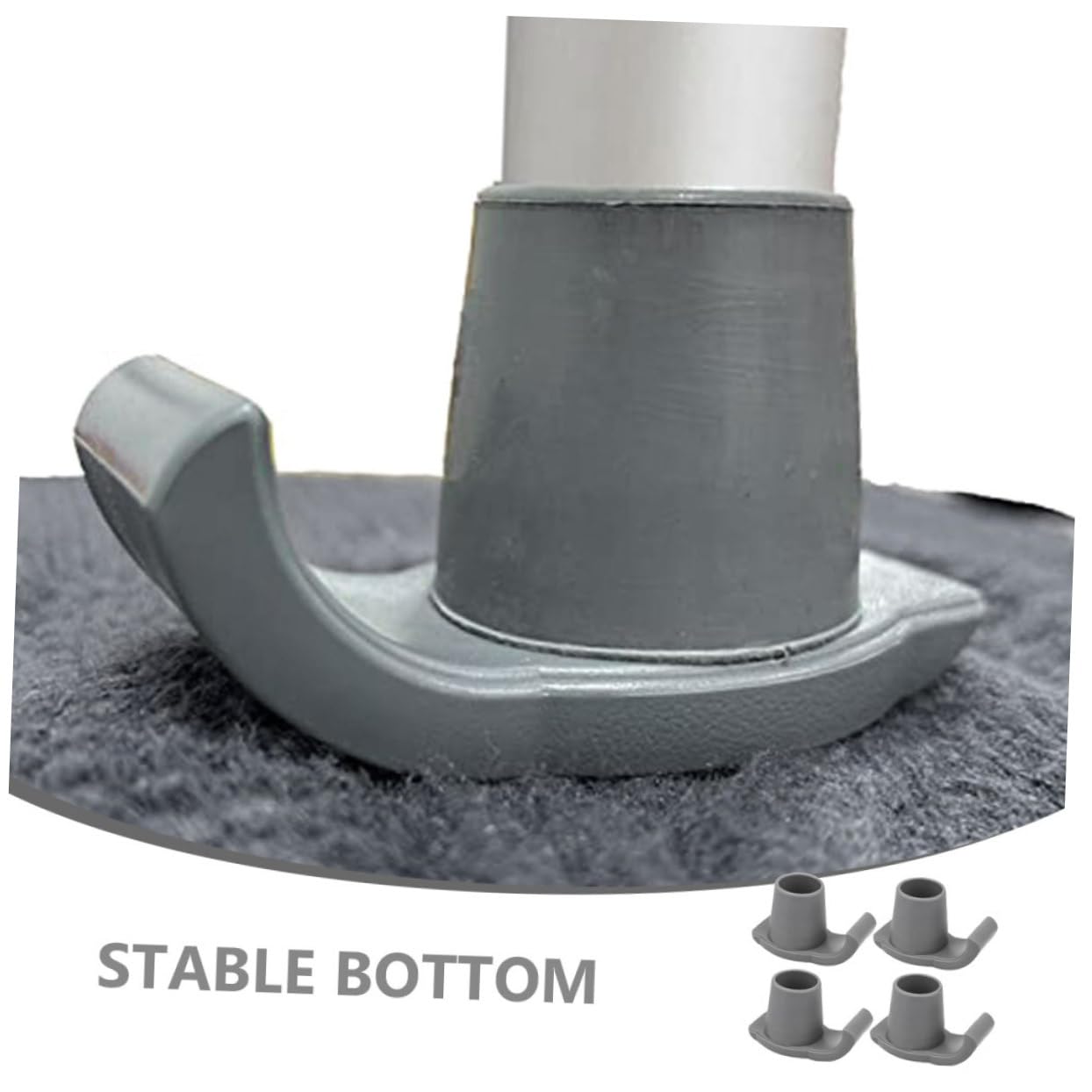 HAPINARY Walker Accessories Glides 4 Pack Non Slip Feet for Walker Walker Walker Ski Glides for Walker Skis