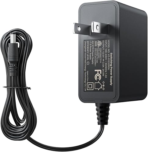 ZOSI Adaptador de fuente de alimentación CCTV DC de 12 V 2 A 2000 MA EE UU para sistema de vigilancia de cámara de seguridad para el hogar