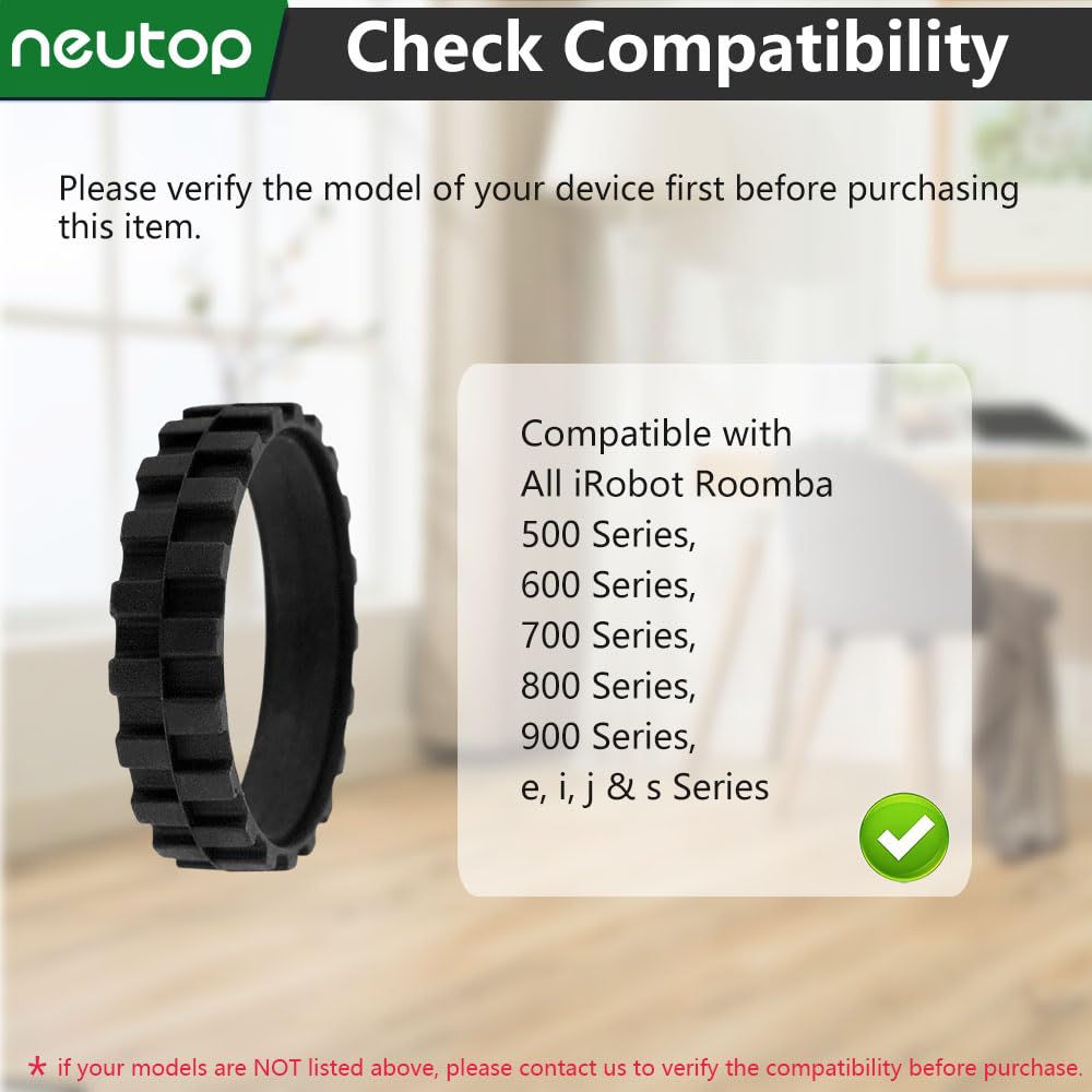 Roomba Tire Replacement - 4 Pack -2 Roomba Tire Replacement - 4 Pack -2