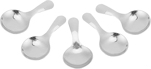 Miniatura 6 de 5 cucharas de mango corto, cucharas pequeñas para recipientes, mini cucharas de astilla, tarros de especias cucharas para condimentos de azúcar y