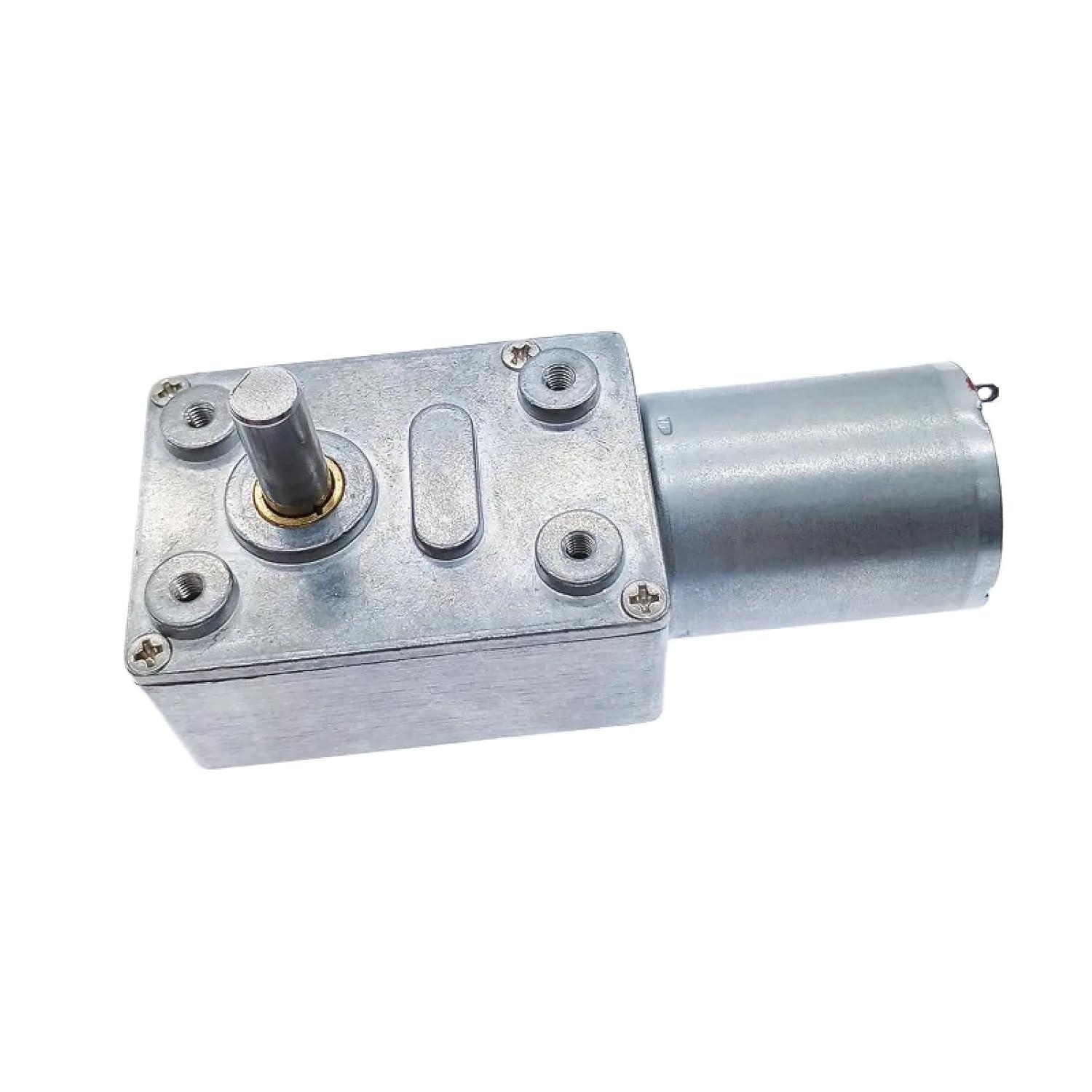 DC Gear Motor 12V, ZGY370 Worm Gear Reducer, 2-200RPM, 10kg.cm Torque, Reversible (5RPM 6V)