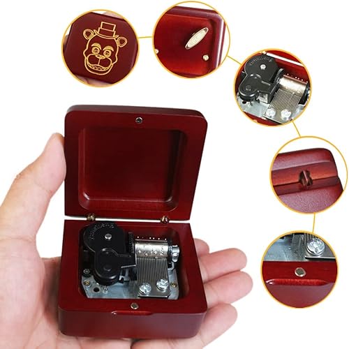 Miniatura 29 de Caja de música Sinzyo con mecanismo de madera tallada clásica caja musical regalo para Navidad, cumpleaños, día de San Valentín, el mejor regalo