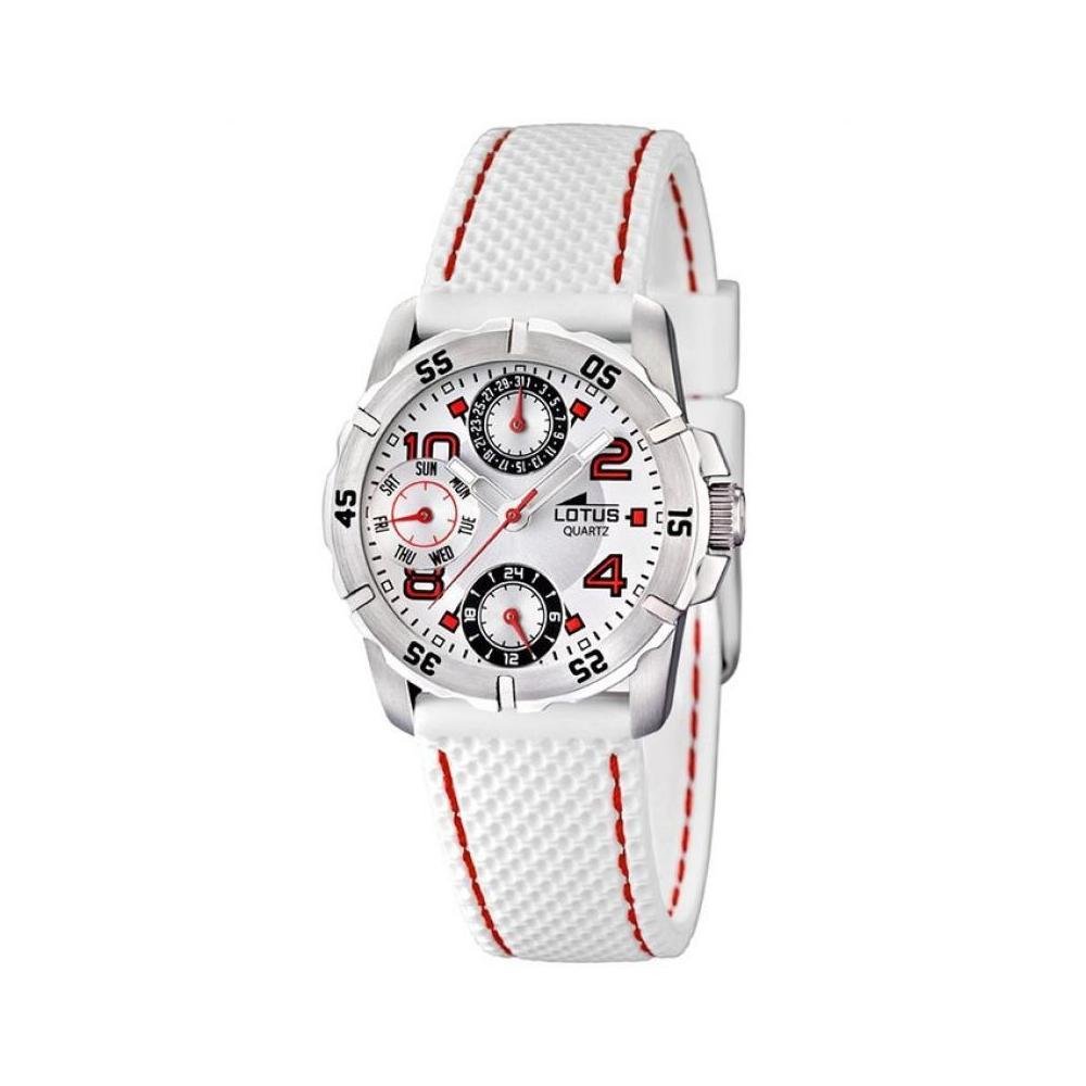 Lotus 15705/2 - Reloj analógico infantil de cuarzo con correa de plástico multicolor - sumergible a 50 metros
