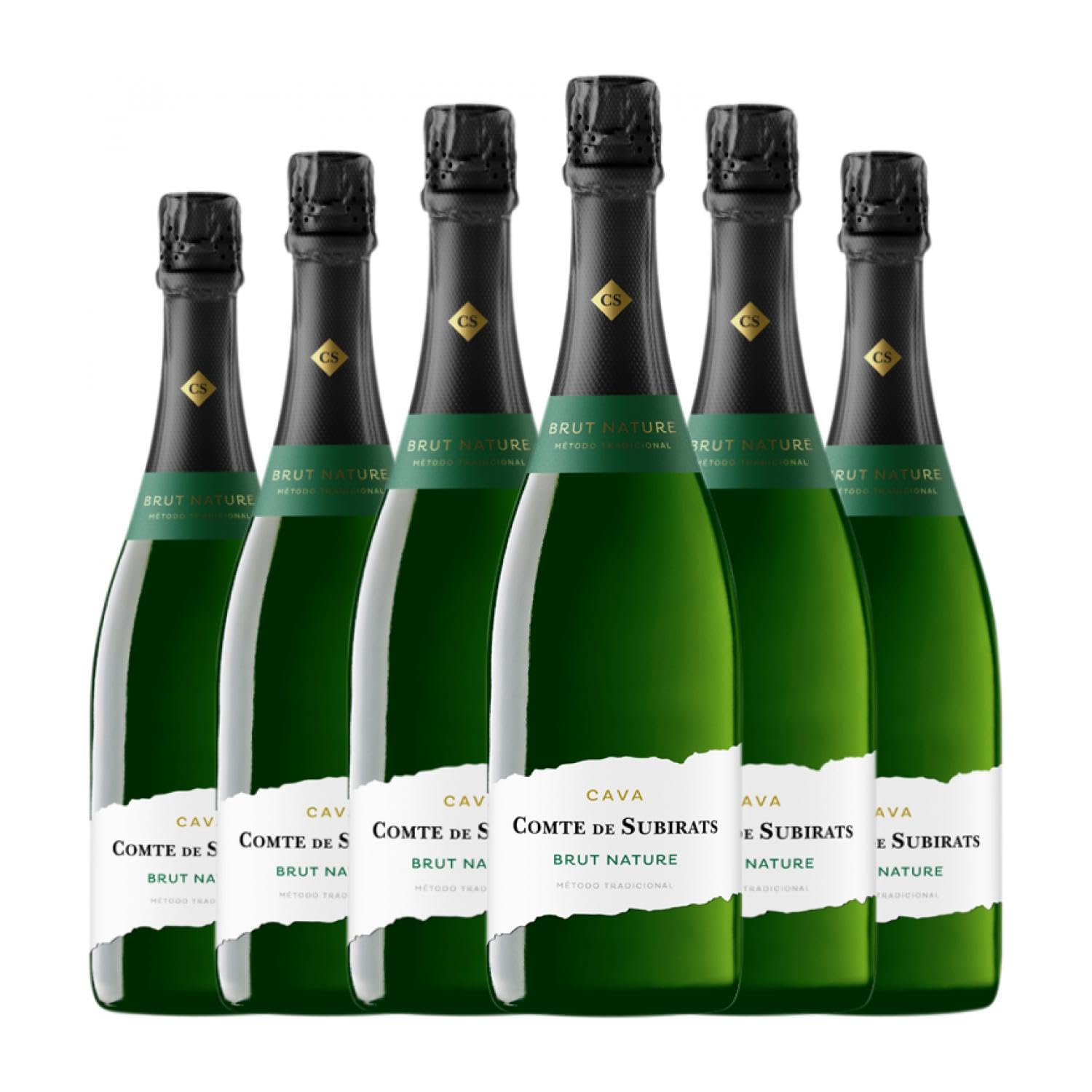 Vilarnau Comte de Subirats Macabeo Brut Nature Cava 75 cl Espumoso blanco (Caja de 6 Botellas de 75 cl)