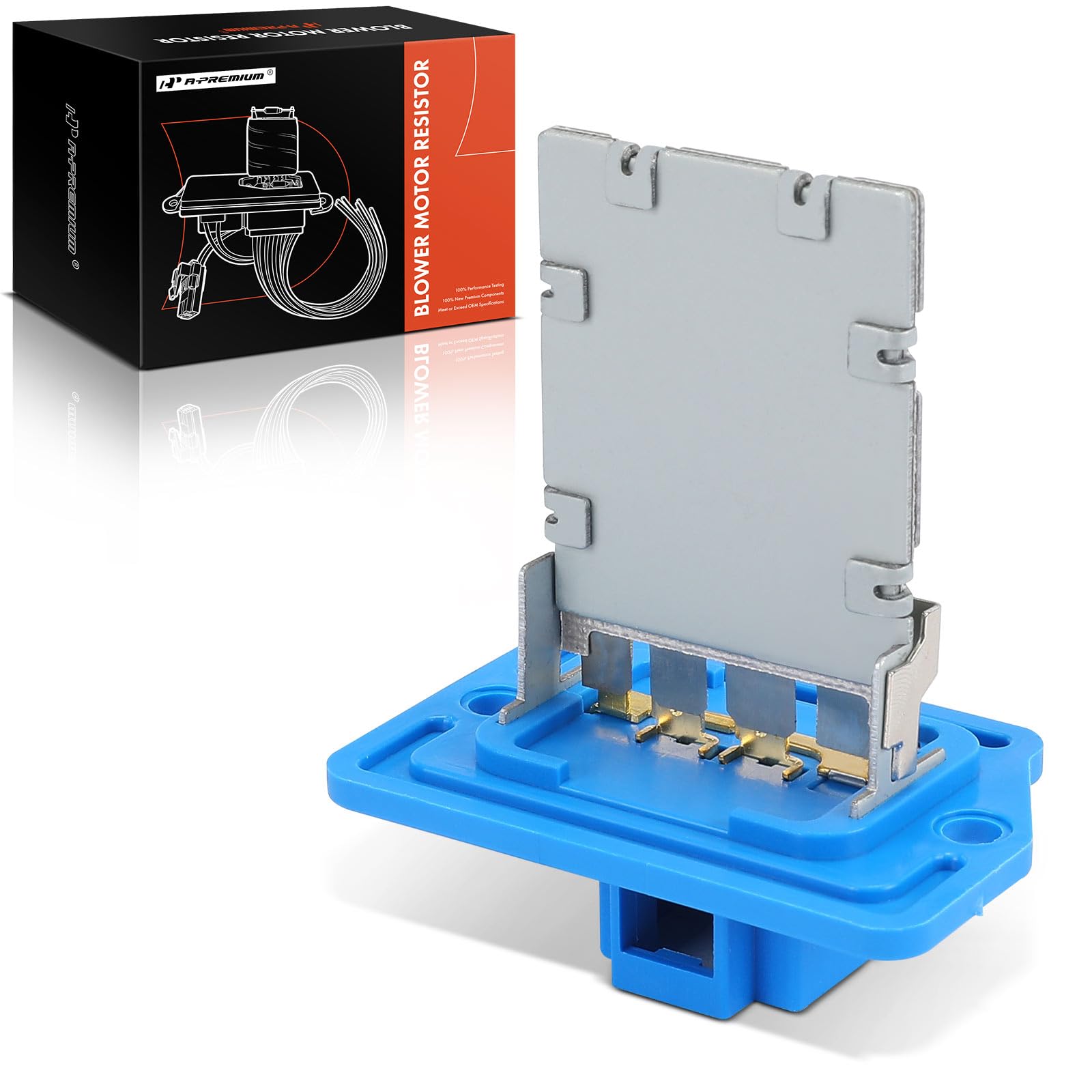 A-Premium HVAC Blower Motor Resistor Compatible with Hyundai Vehicles - Santa Fe 2019, Accent 2005-2011/2018-2019, Santa Fe XL 2019 - Replace#