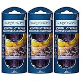 Yankee Candle - 3x Lemon Lavender Electric Plug-In Refill Twin Pack (6 Refills In Total)